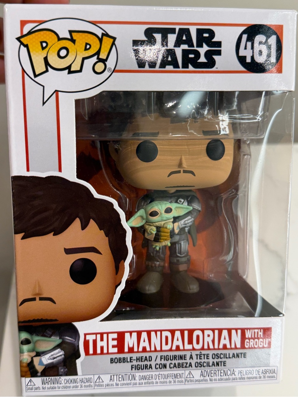 FUNKO Pop The Mandalorian with Grogu